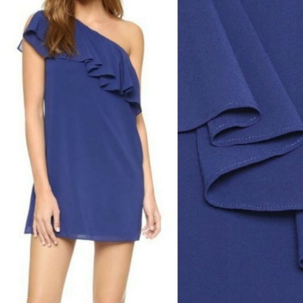 Voom by JoyHan Silk One Shoulder Cocktail Small NWT
